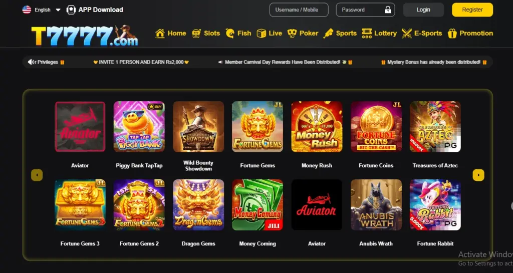 T7777 Game